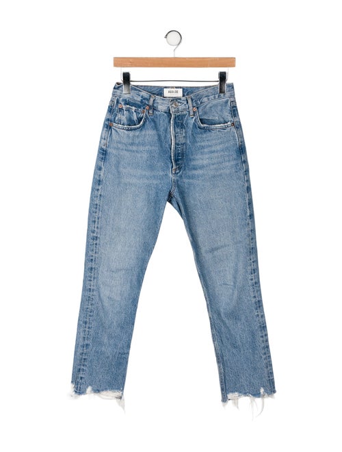 AGOLDE High-Rise Straight Leg Jeans