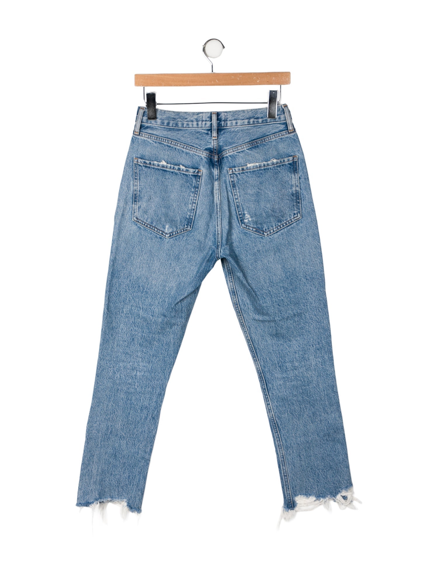 AGOLDE High-Rise Straight Leg Jeans