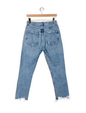 AGOLDE High-Rise Straight Leg Jeans