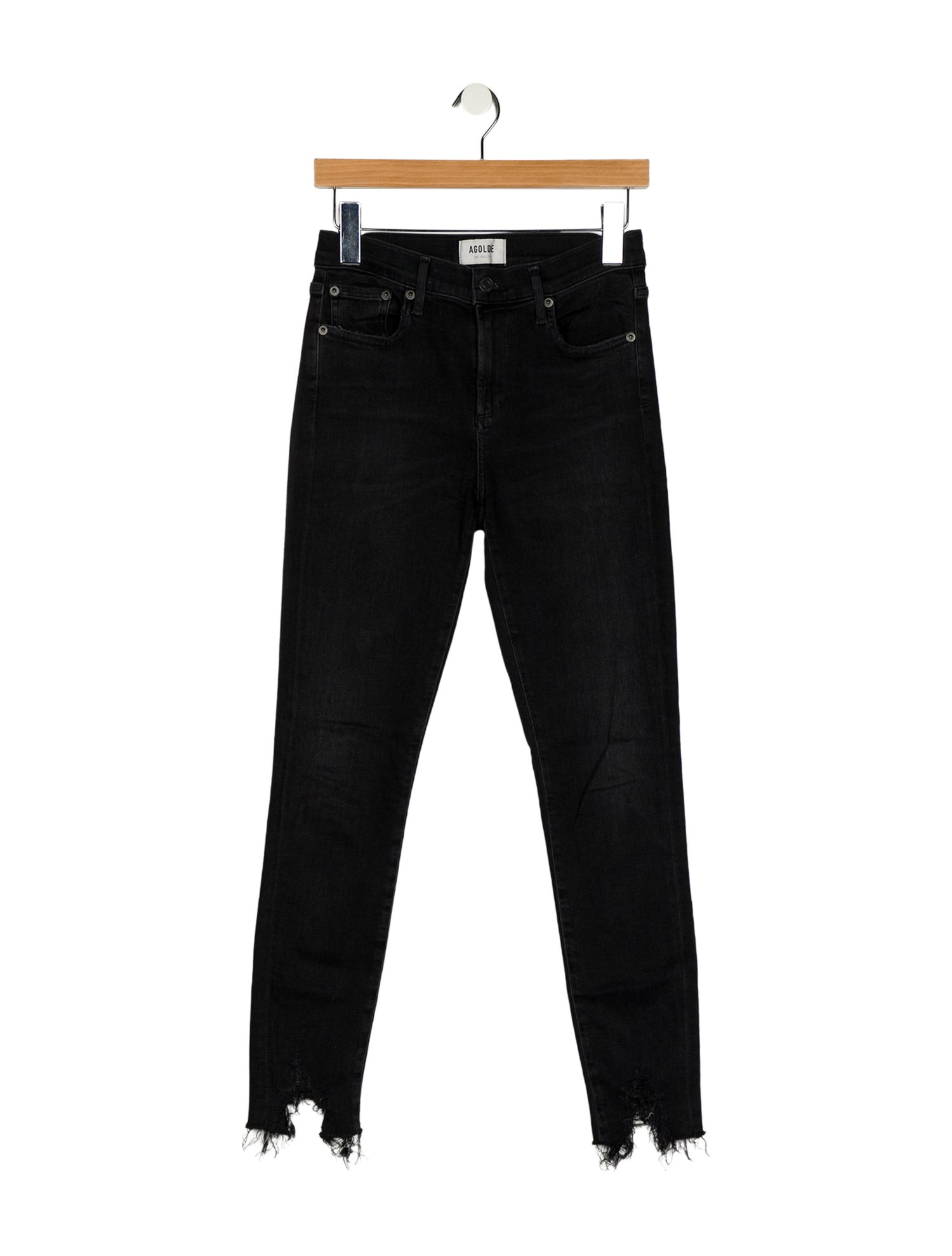 AGOLDE Mid-Rise Skinny Leg Jeans