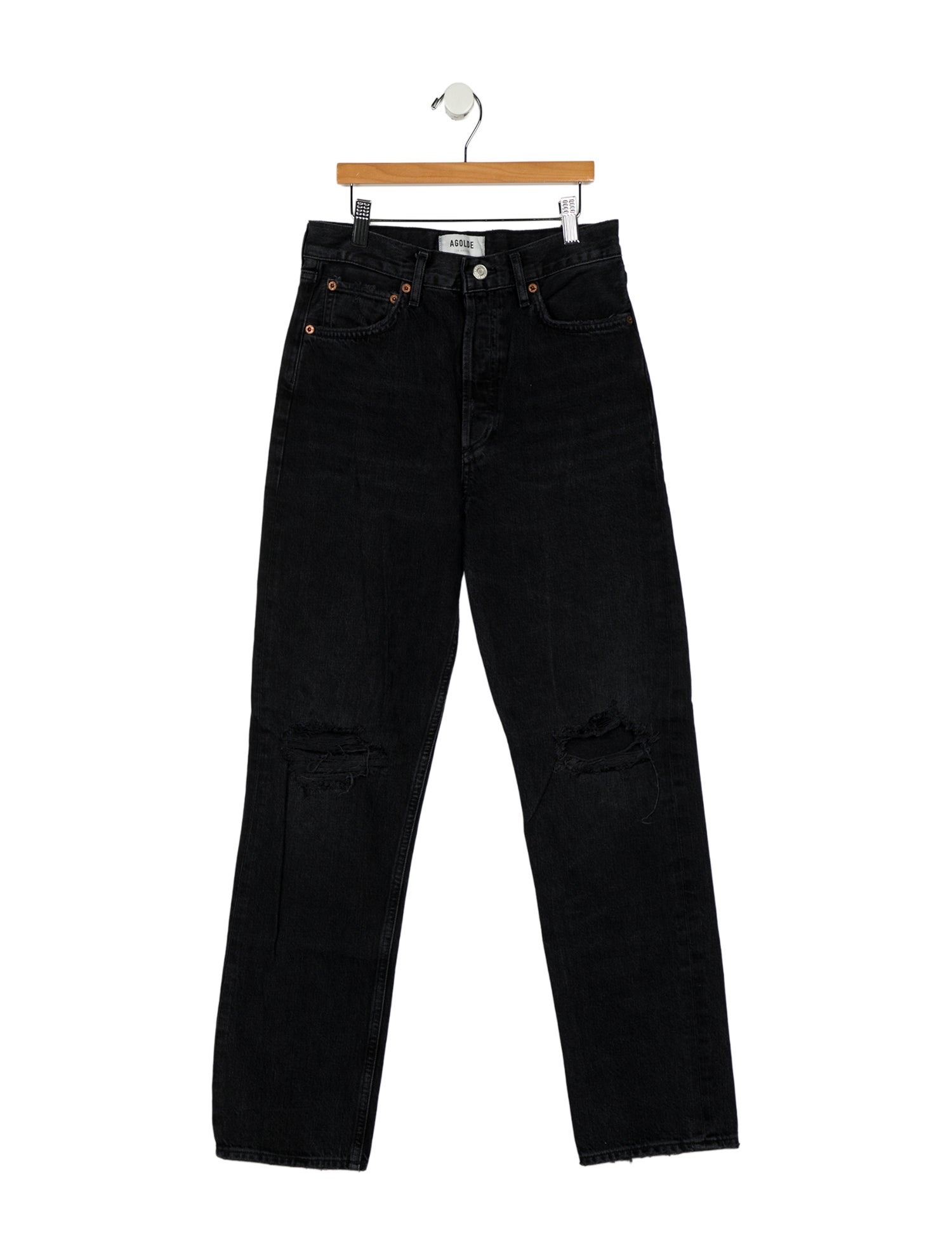 AGOLDE High-Rise Straight Leg Jeans