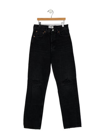 AGOLDE High-Rise Straight Leg Jeans