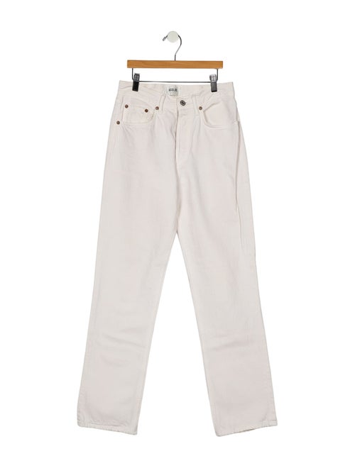 AGOLDE Mid-Rise Straight Leg Jeans