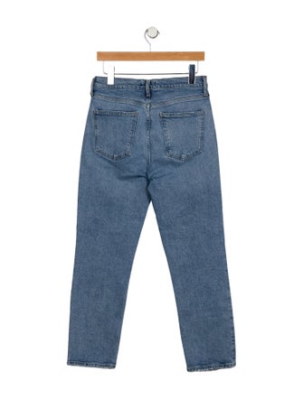 AGOLDE Mid-Rise Straight Leg Jeans