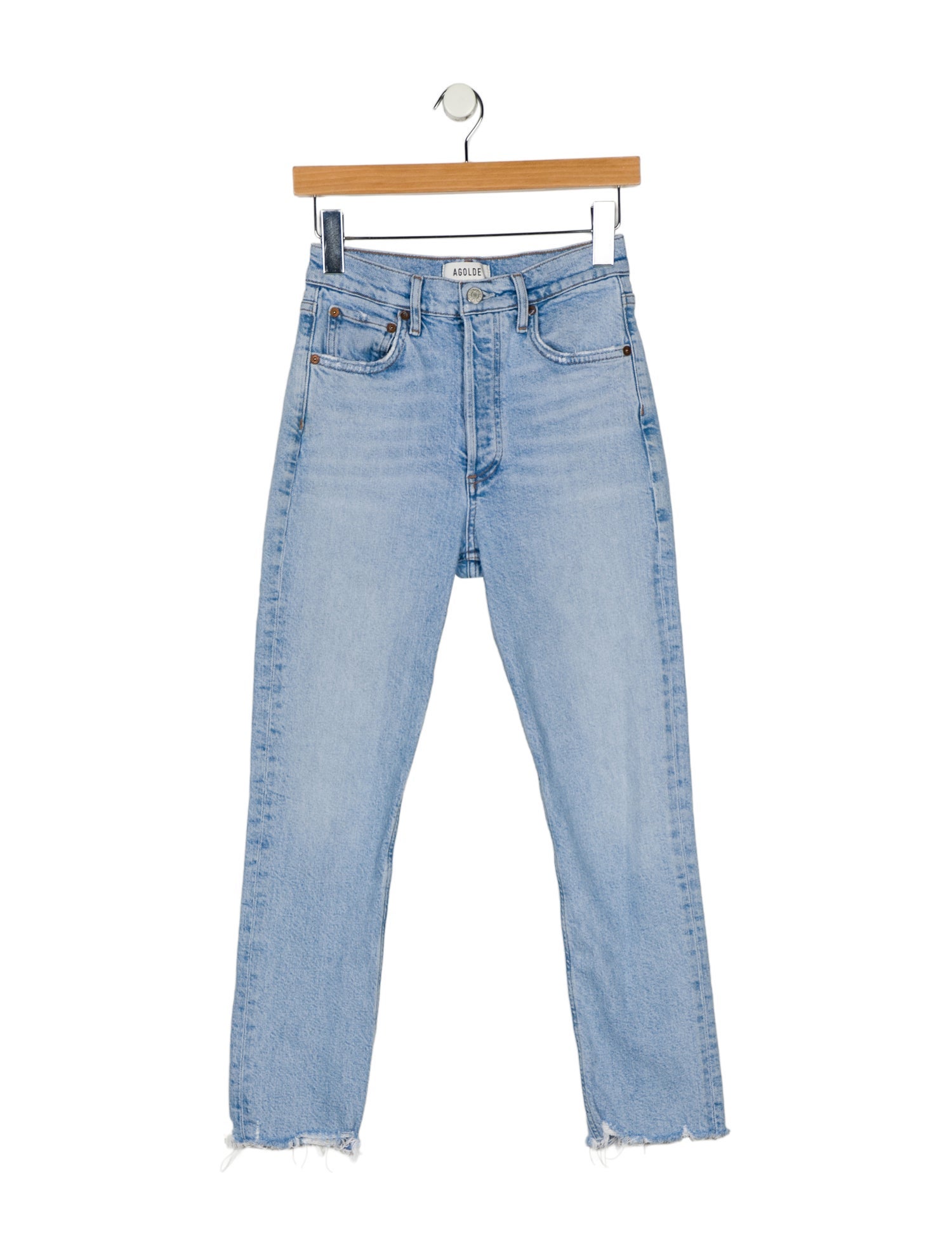 AGOLDE Mid-Rise Skinny Leg Jeans
