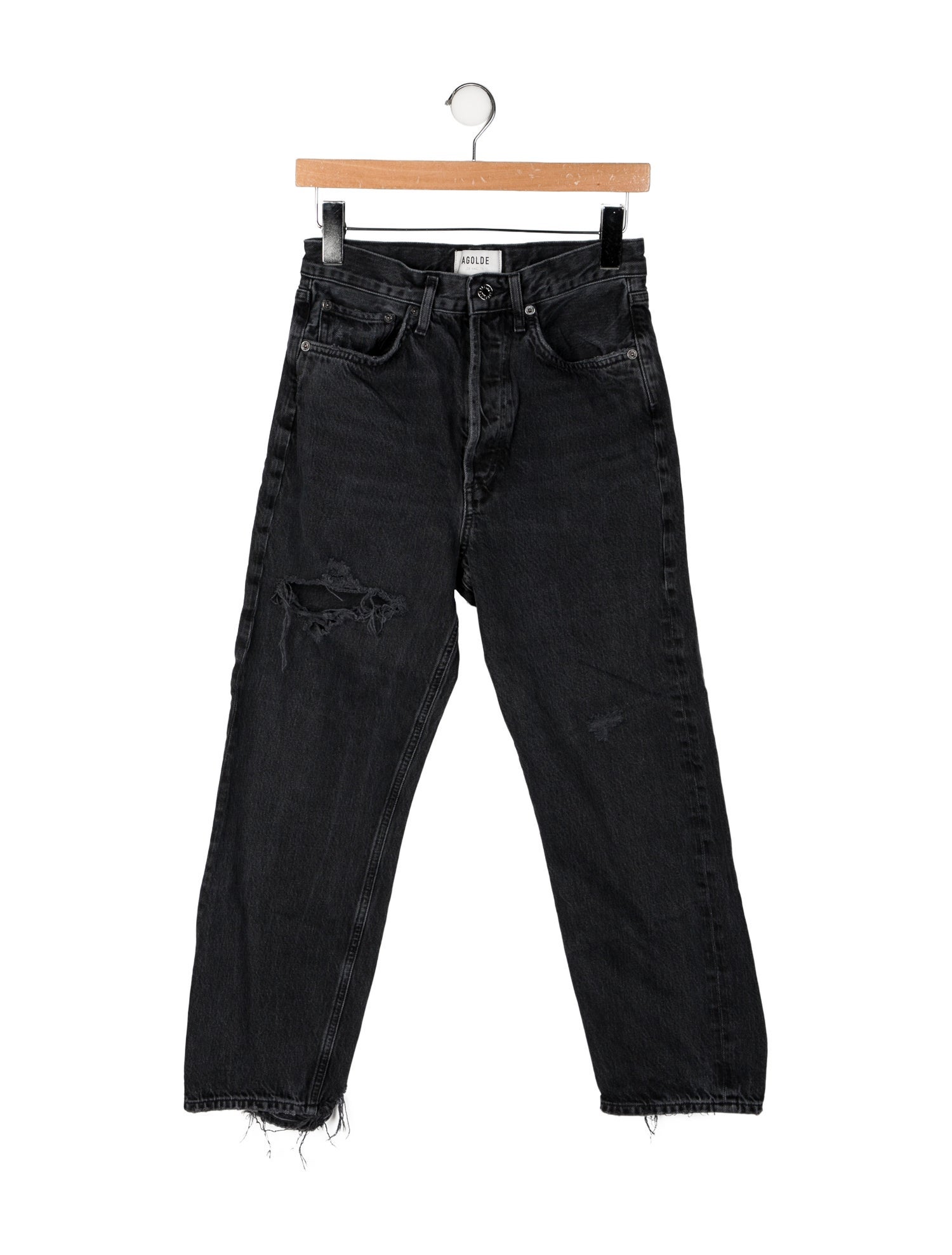 AGOLDE High-Rise Straight Leg Jeans