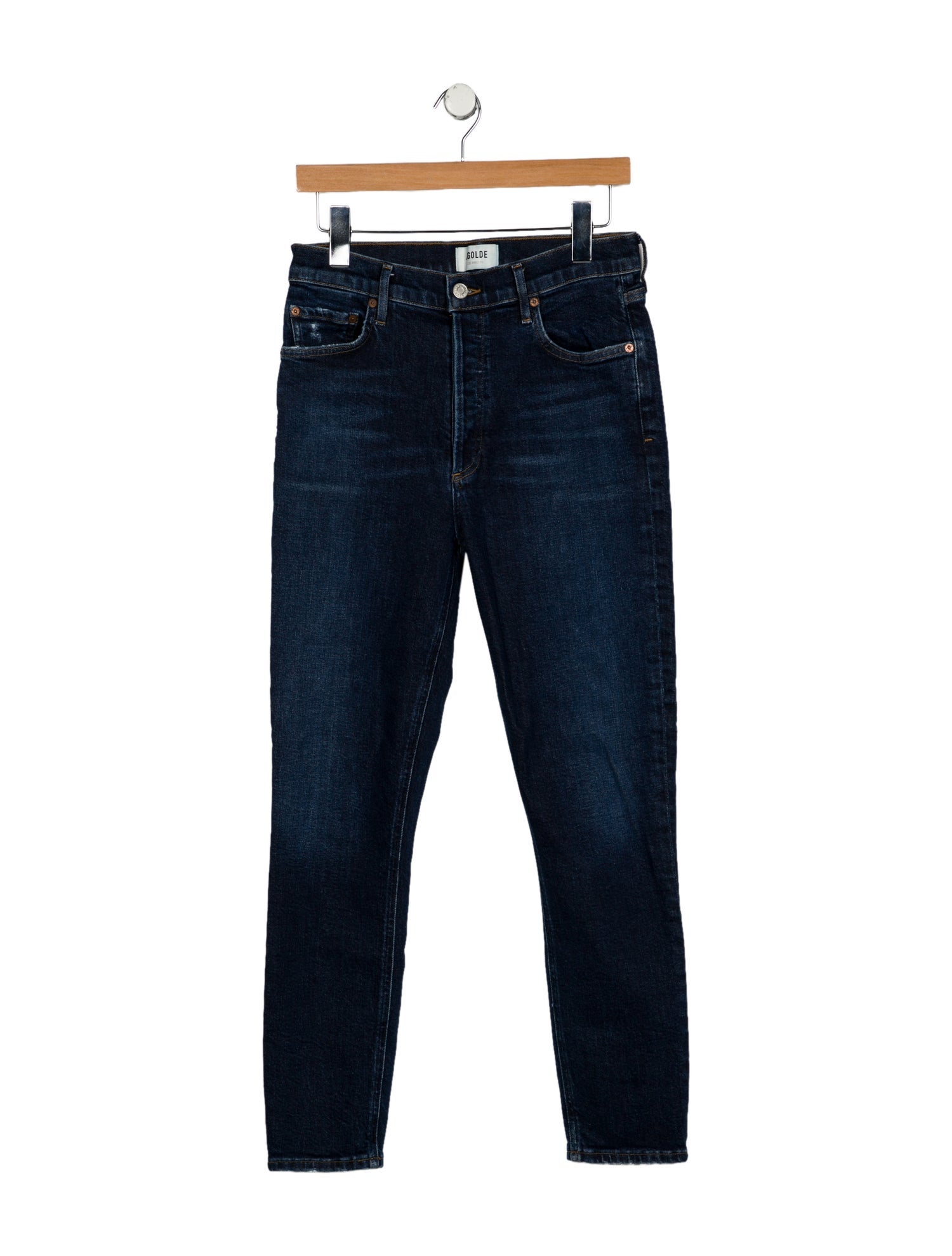 AGOLDE Mid-Rise Skinny Leg Jeans