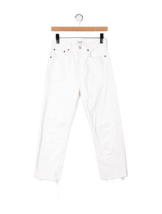 AGOLDE Mid-Rise Straight Leg Jeans