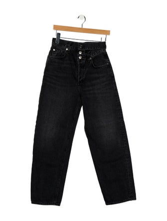 AGOLDE Mid-Rise Straight Leg Jeans