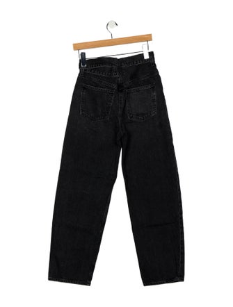 AGOLDE Mid-Rise Straight Leg Jeans