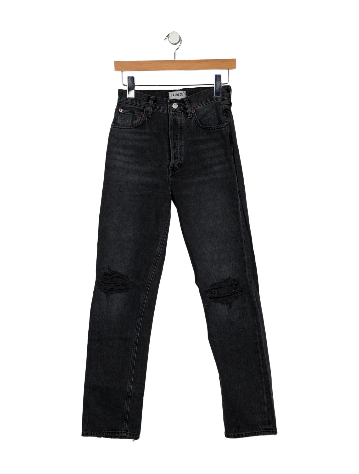 AGOLDE High-Rise Straight Leg Jeans