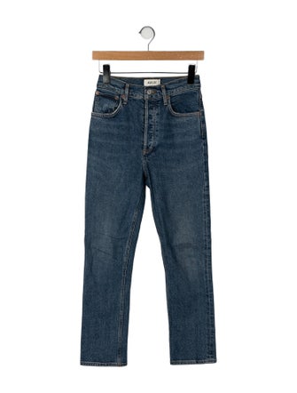 AGOLDE High-Rise Straight Leg Jeans
