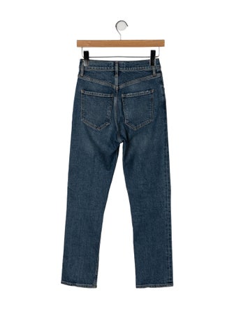 AGOLDE High-Rise Straight Leg Jeans