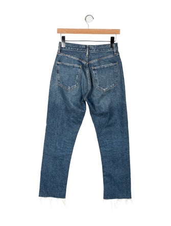AGOLDE Mid-Rise Straight Leg Jeans