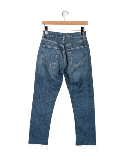 AGOLDE Mid-Rise Straight Leg Jeans