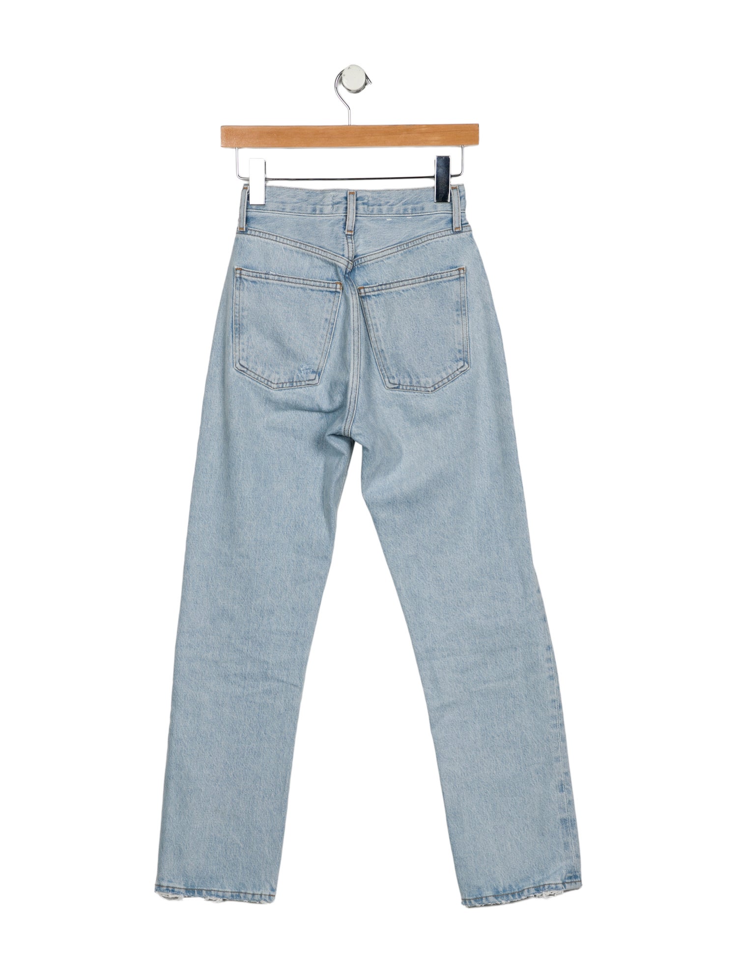 AGOLDE High-Rise Straight Leg Jeans