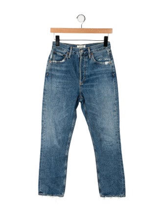 AGOLDE Mid-Rise Straight Leg Jeans