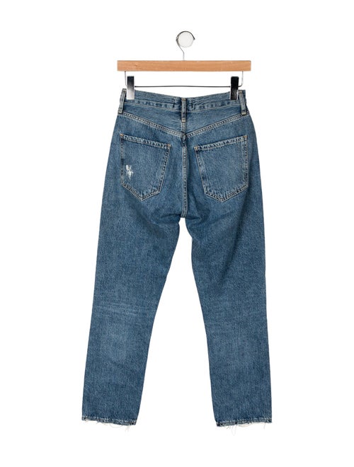 AGOLDE Mid-Rise Straight Leg Jeans