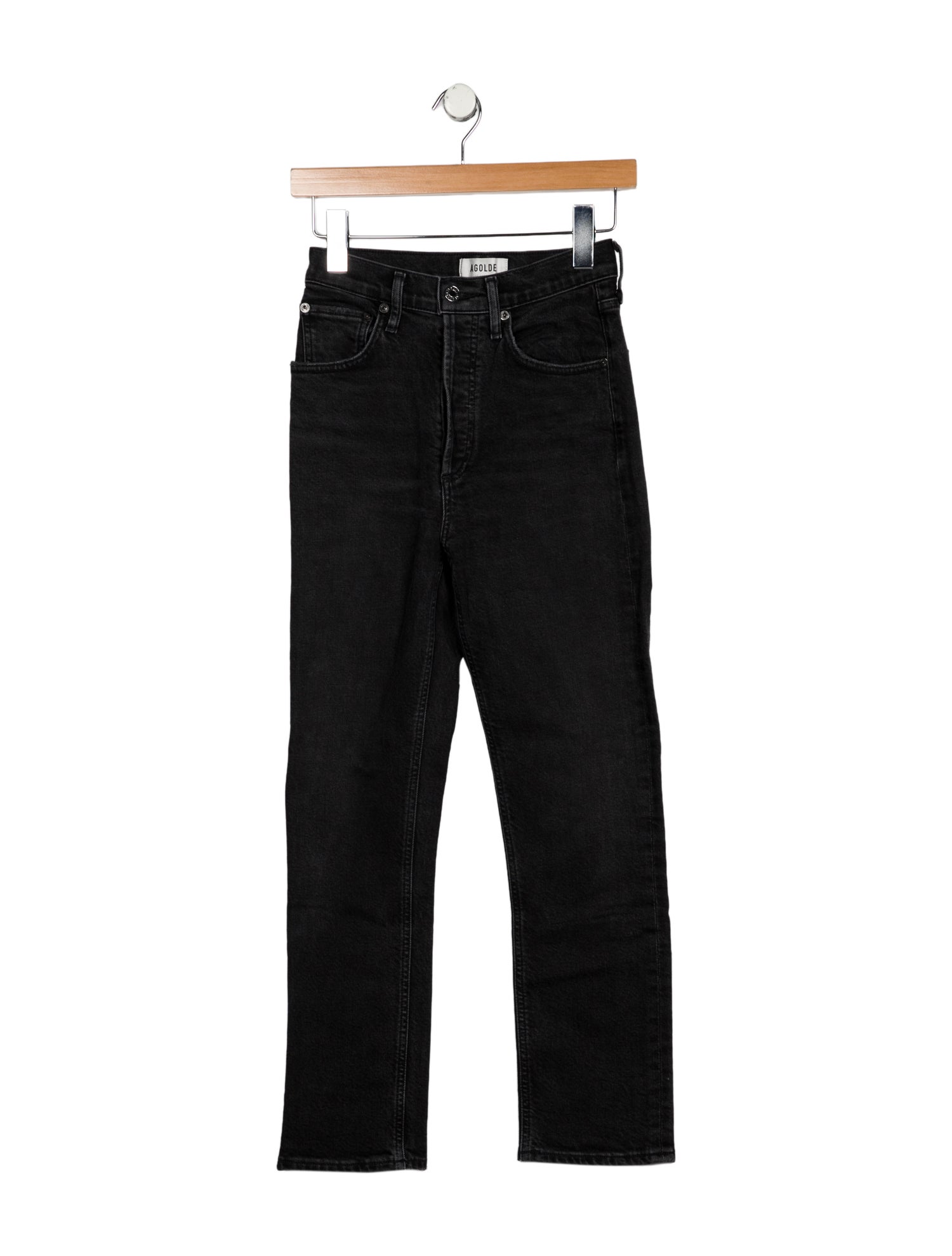 AGOLDE High-Rise Straight Leg Jeans