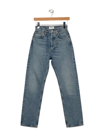 AGOLDE High-Rise Straight Leg Jeans