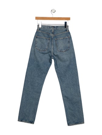 AGOLDE High-Rise Straight Leg Jeans