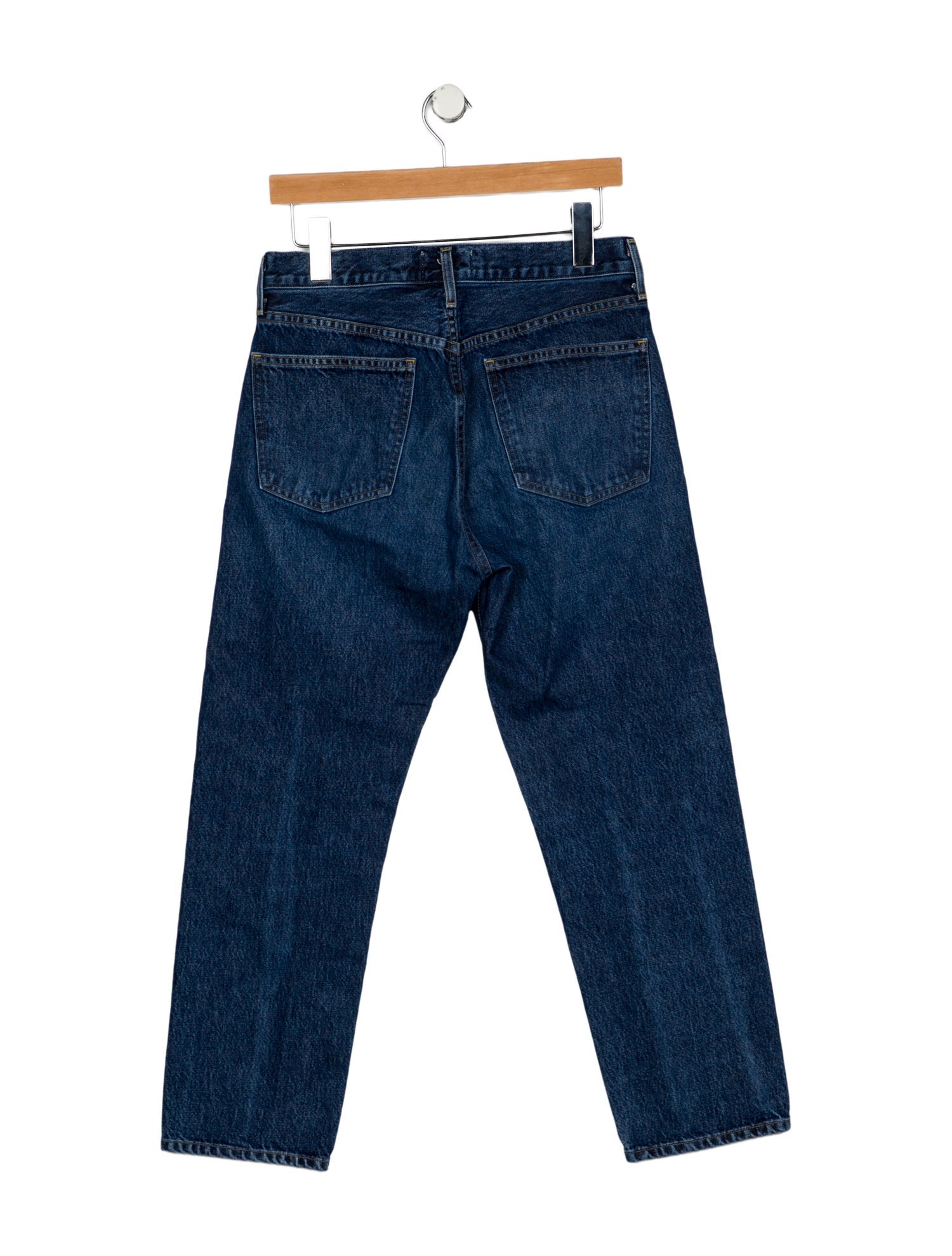 AGOLDE Mid-Rise Straight Leg Jeans