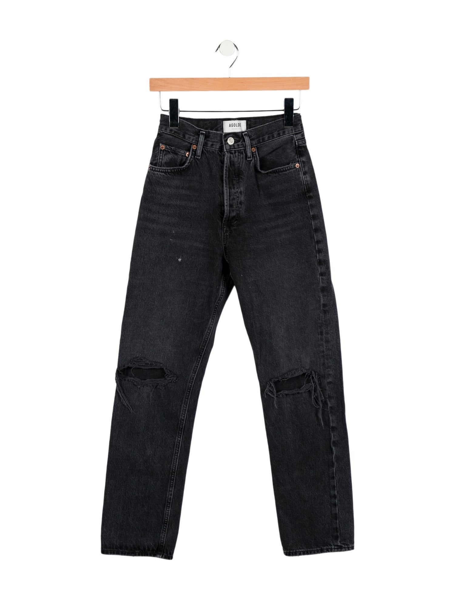 AGOLDE High-Rise Straight Leg Jeans