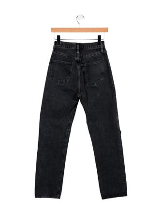 AGOLDE High-Rise Straight Leg Jeans