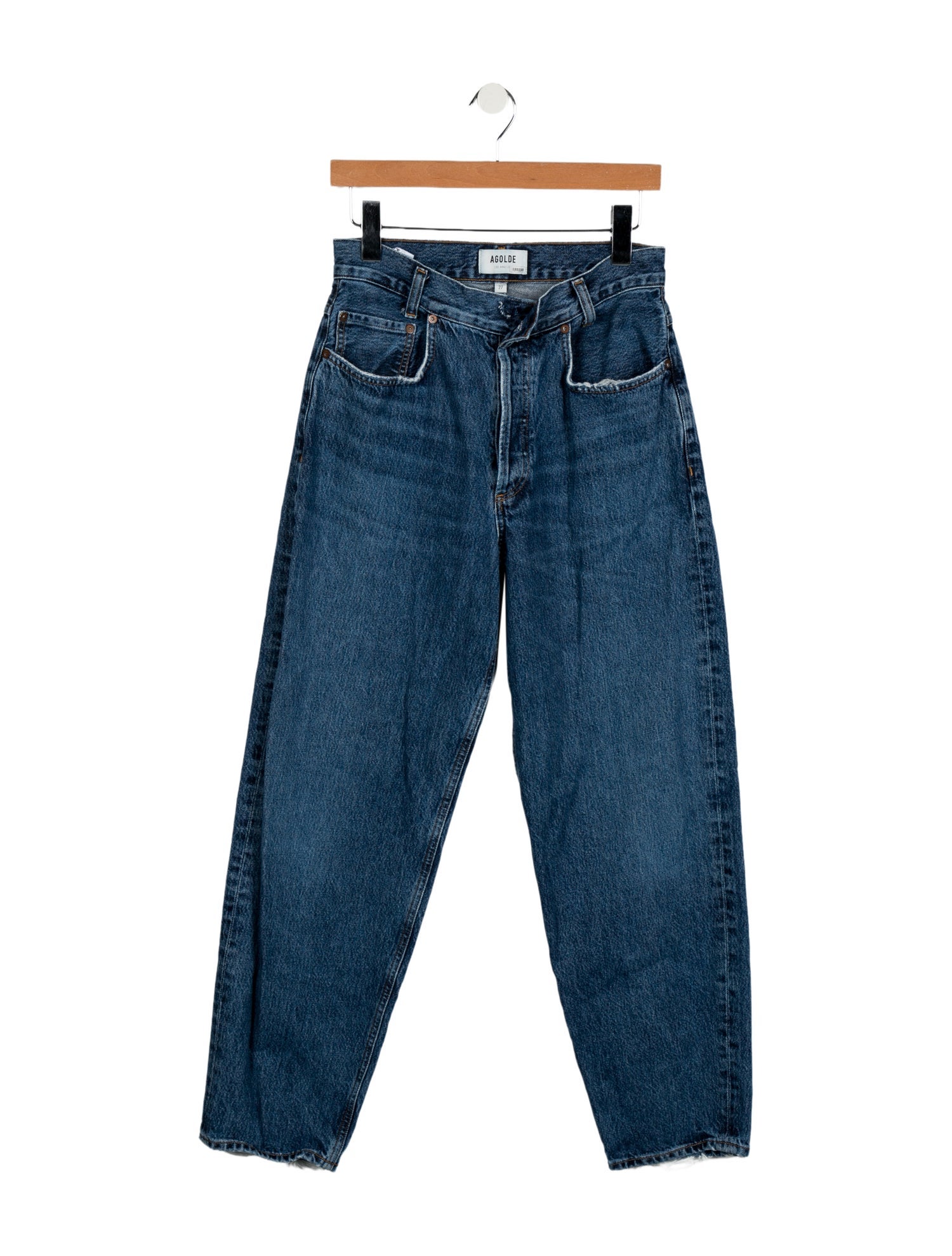 AGOLDE High-Rise Straight Leg Jeans