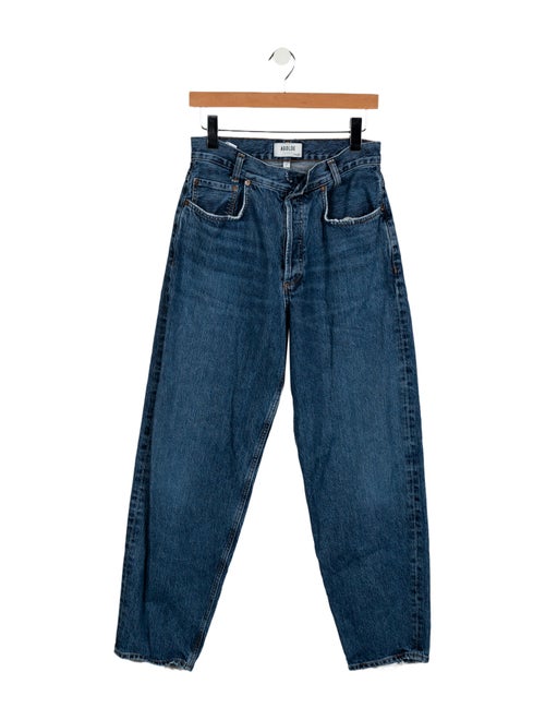 AGOLDE High-Rise Straight Leg Jeans