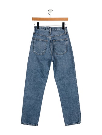 AGOLDE High-Rise Straight Leg Jeans