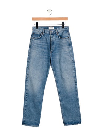 AGOLDE High-Rise Straight Leg Jeans
