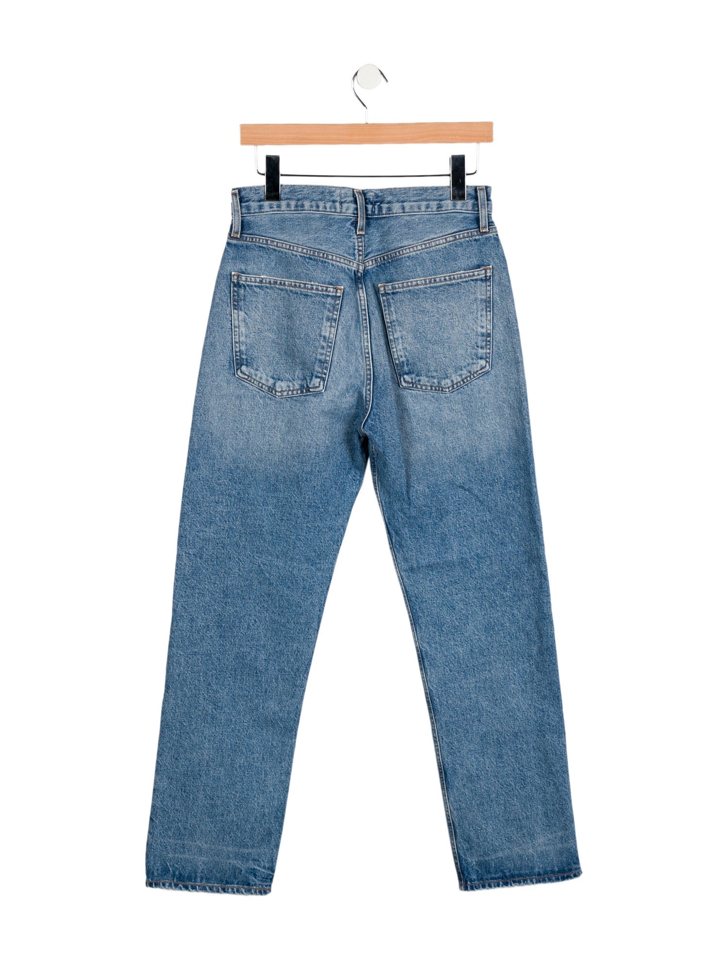 AGOLDE High-Rise Straight Leg Jeans