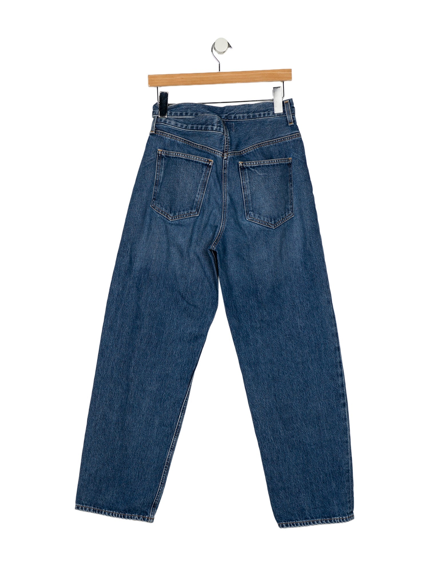 AGOLDE High-Rise Straight Leg Jeans