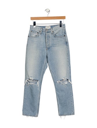 AGOLDE High-Rise Straight Leg Jeans