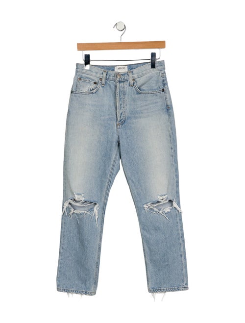AGOLDE High-Rise Straight Leg Jeans