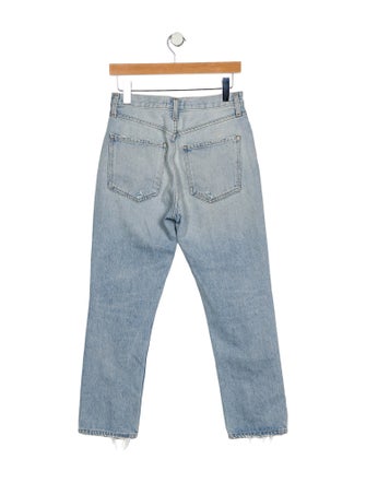 AGOLDE High-Rise Straight Leg Jeans