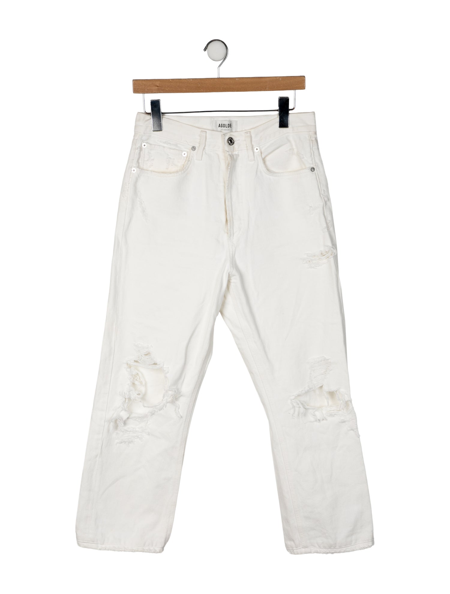 AGOLDE High-Rise Straight Leg Jeans