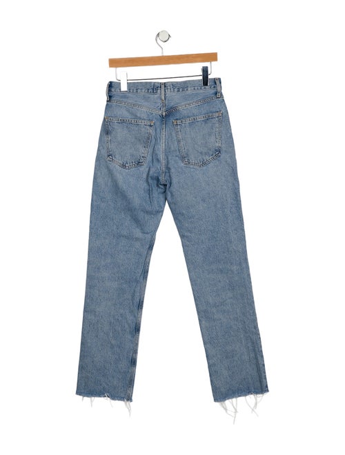 AGOLDE High-Rise Straight Leg Jeans