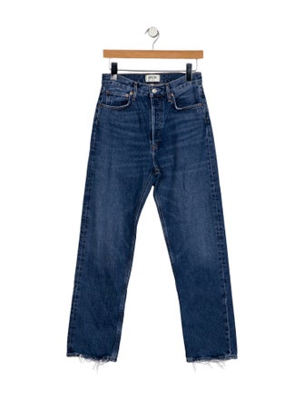 AGOLDE High-Rise Straight Leg Jeans
