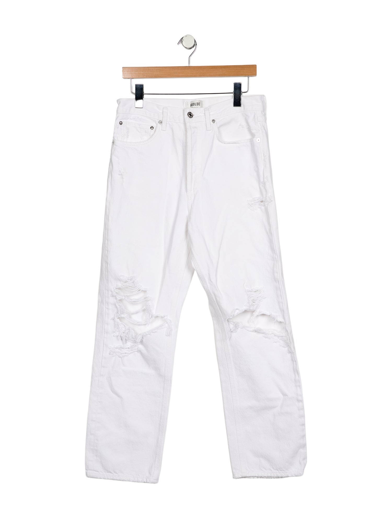AGOLDE High-Rise Straight Leg Jeans