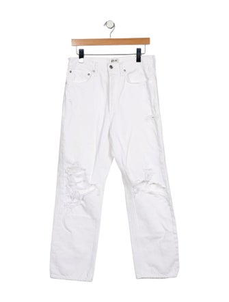 AGOLDE High-Rise Straight Leg Jeans