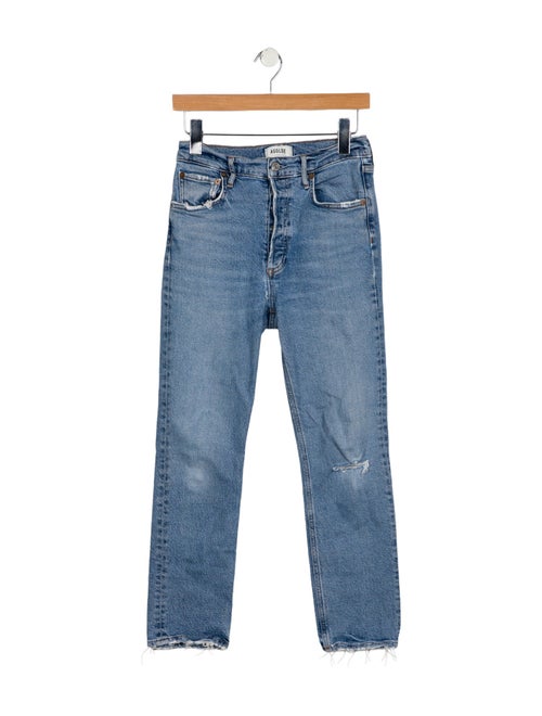 AGOLDE Mid-Rise Skinny Leg Jeans