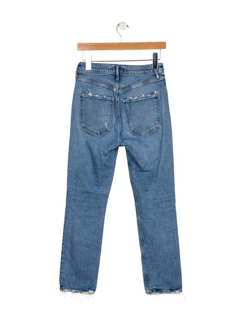 AGOLDE Mid-Rise Skinny Leg Jeans