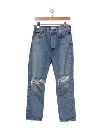 AGOLDE High-Rise Straight Leg Jeans