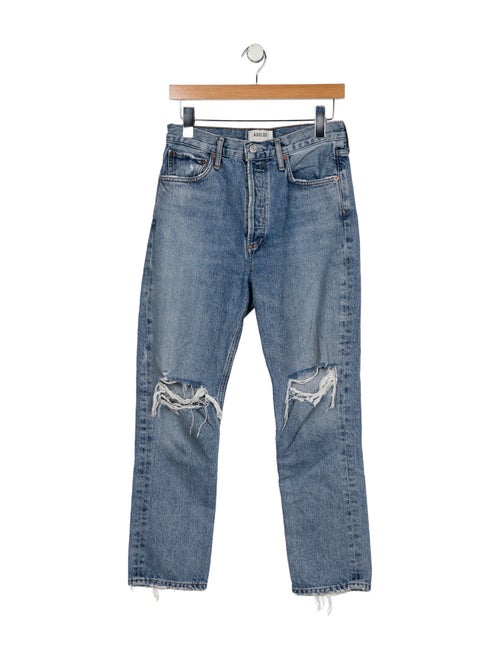 AGOLDE High-Rise Straight Leg Jeans