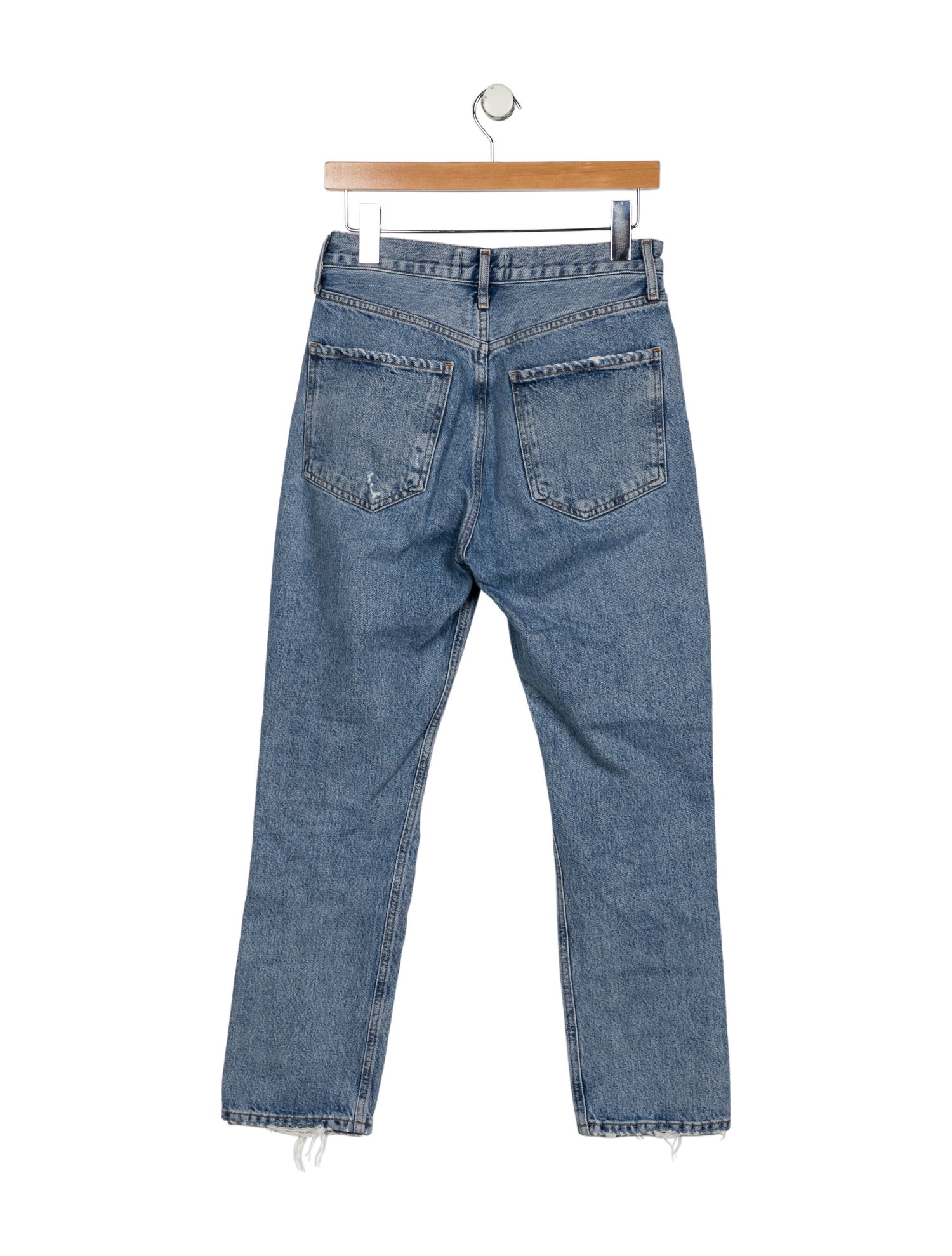 AGOLDE High-Rise Straight Leg Jeans