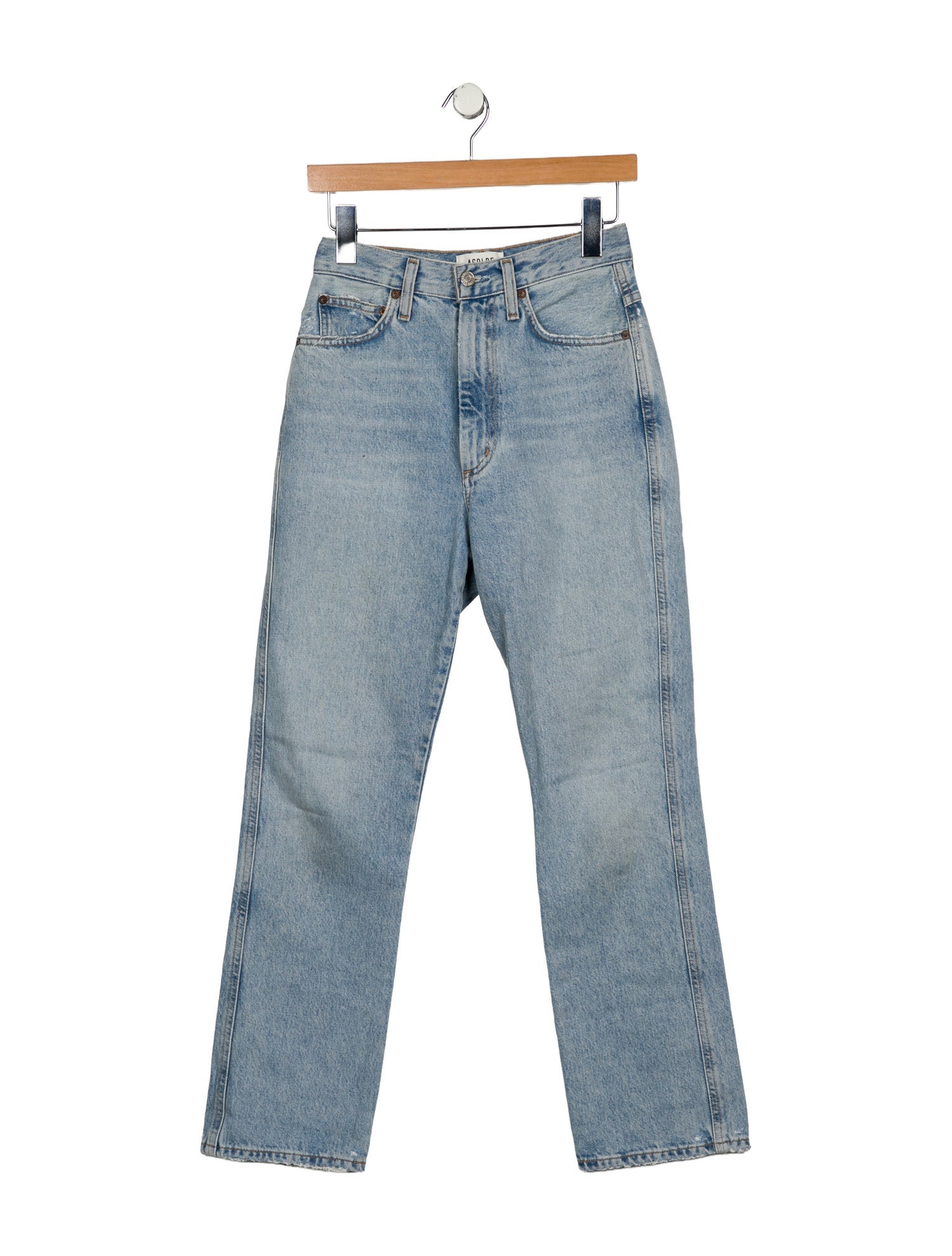 AGOLDE High-Rise Straight Leg Jeans