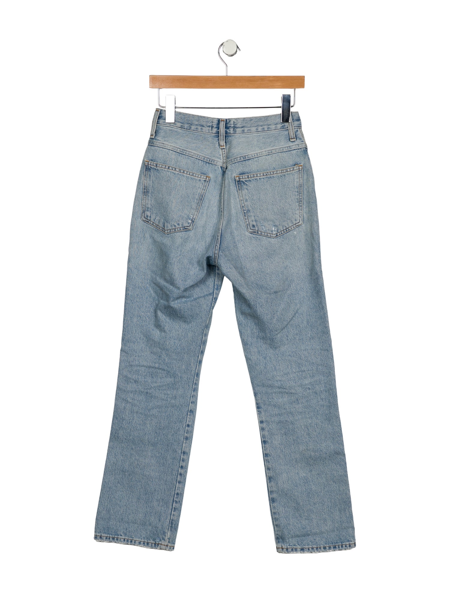 AGOLDE High-Rise Straight Leg Jeans