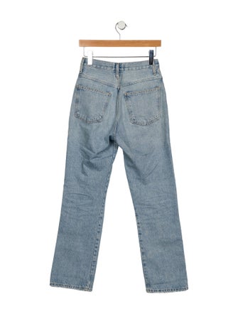 AGOLDE High-Rise Straight Leg Jeans